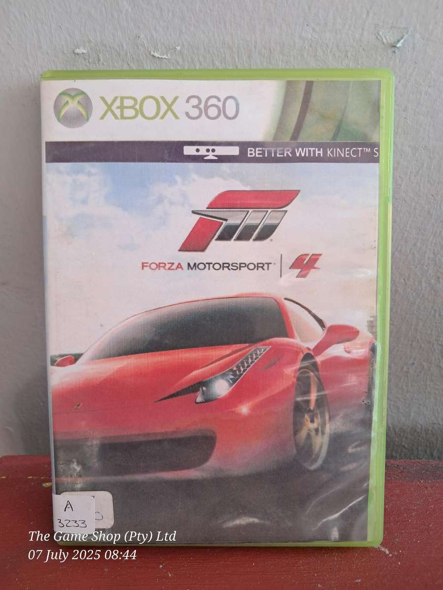 XBOX 360 FORZA MOTORSPORT 4 - CIB (RE-PRINTED ARTWORK)