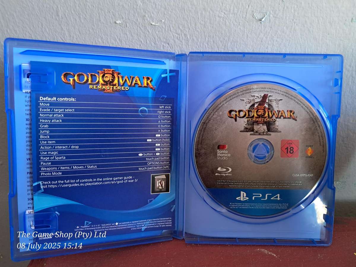 PS4 God of War 3 Remastered