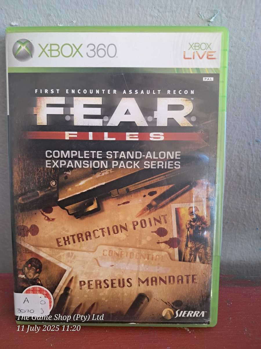XBOX 360 F.E.A.R FILES - CIB