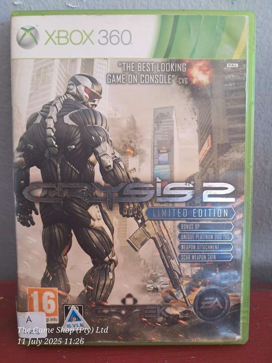 XBOX 360 CRYSIS 2 - CIB