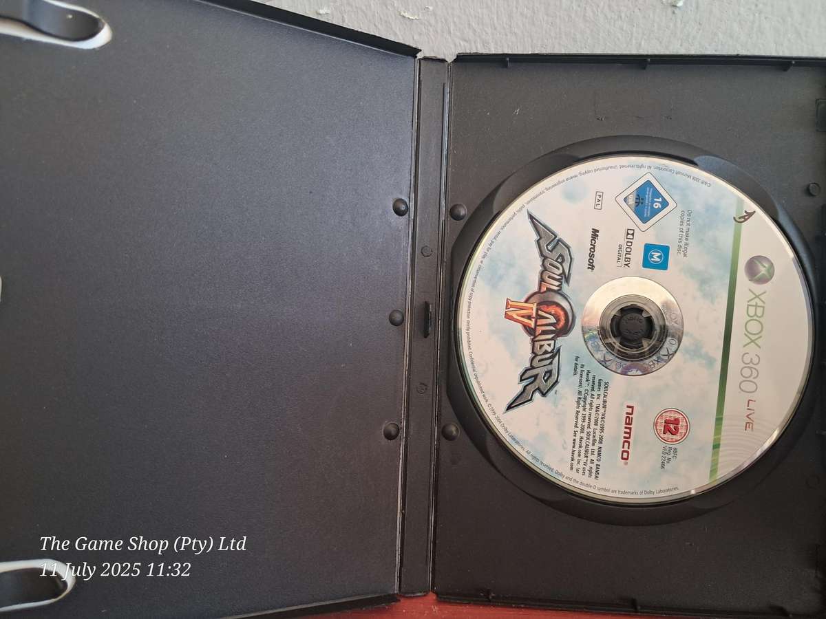 XBOX 360 SOUL CALIBER IV - NO MANUAL
