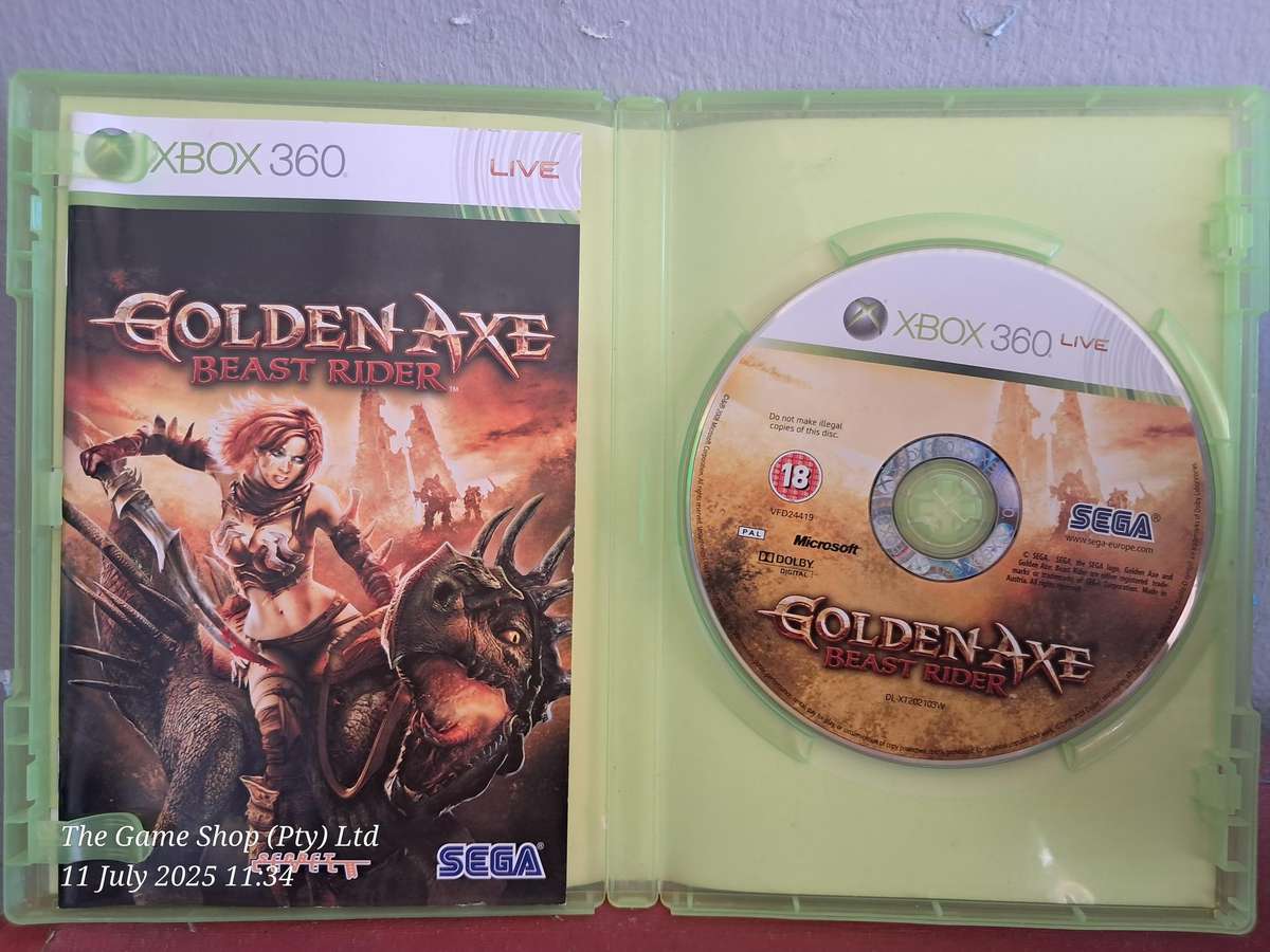 XBOX 360 GOLDEN AXE : BEAST RIDER - CIB