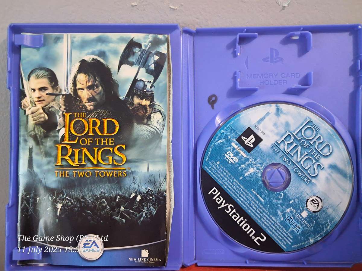 PS2 LORD OF THE RINGS : THE TWO TOWERS - CIB