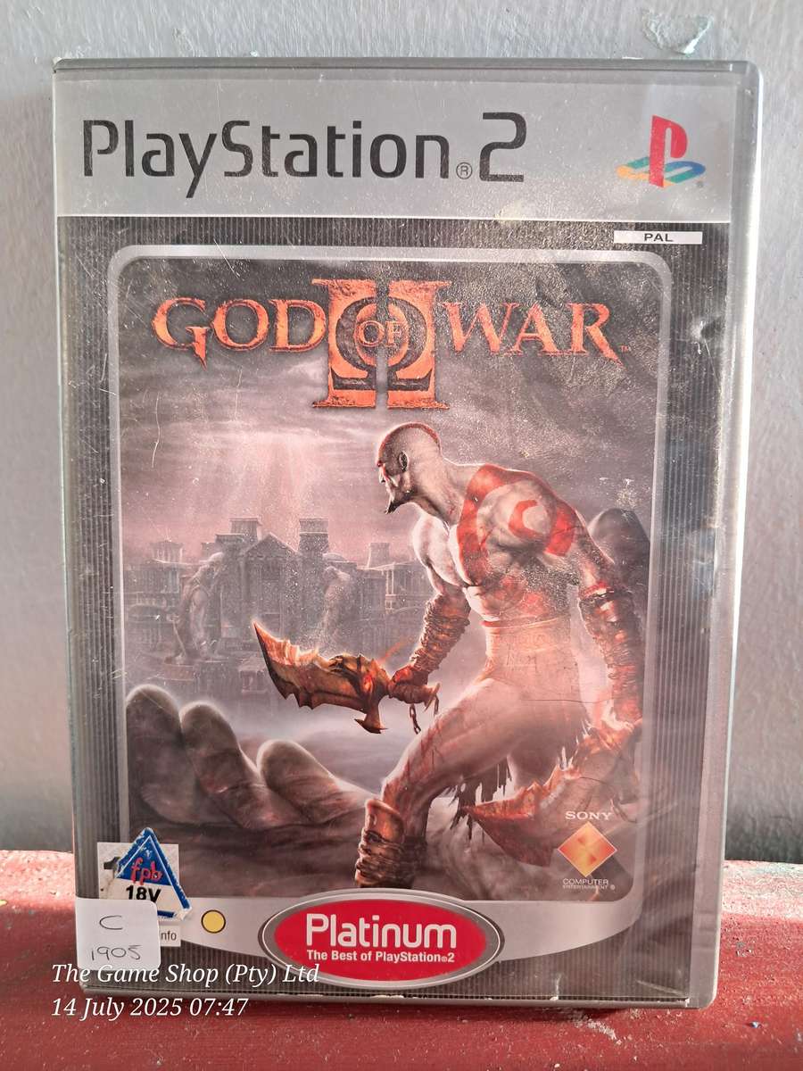 PS2 GOD OF WAR 2 (PLATINUM) - CIB