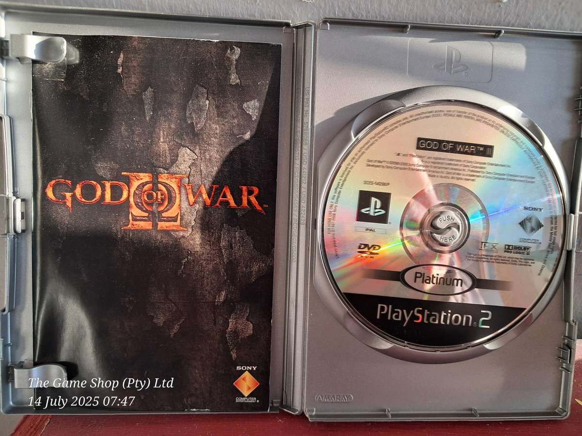 PS2 GOD OF WAR 2 (PLATINUM) - CIB