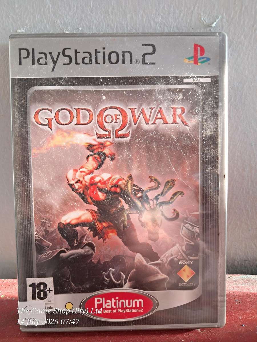 PS2 GOD OF WAR (PLATINUM) - CIB