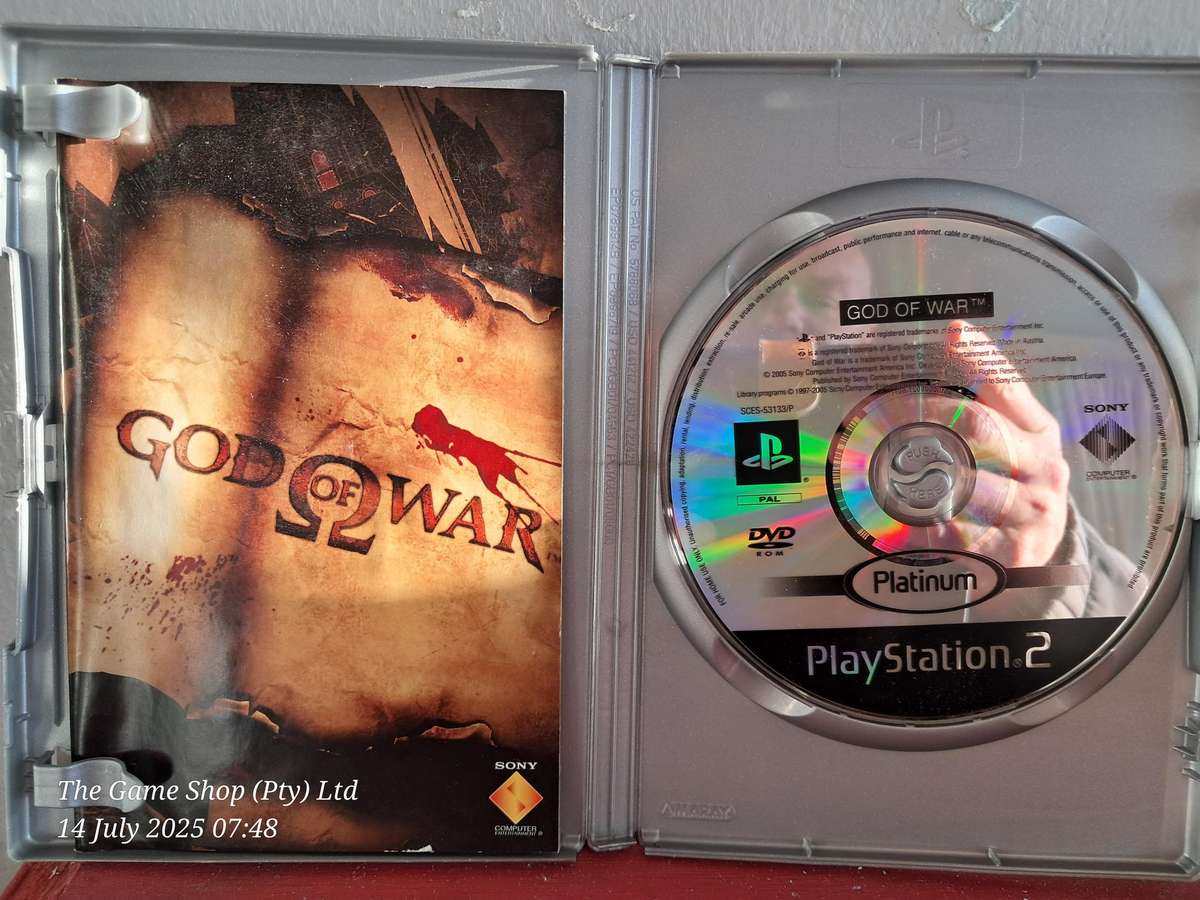 PS2 GOD OF WAR (PLATINUM) - CIB