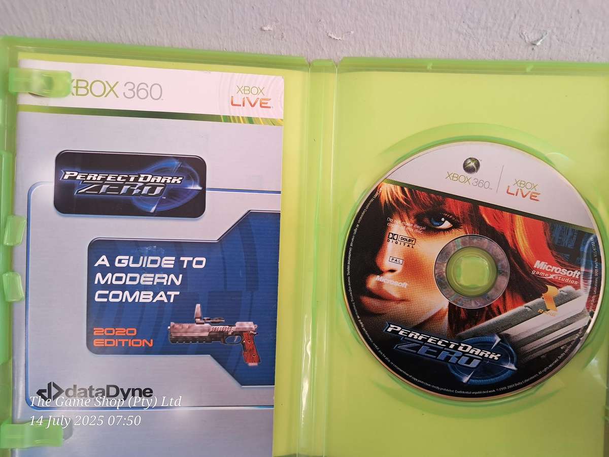 XBOX 360 PERFECT DARK ZERO - CIB