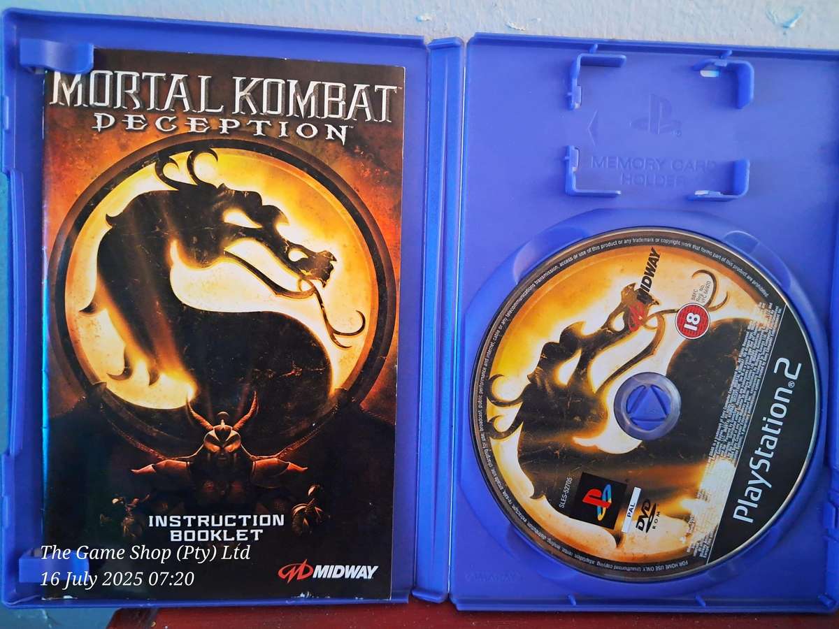 PS2 MORTAL KOMBAT : DECEPTION - CIB