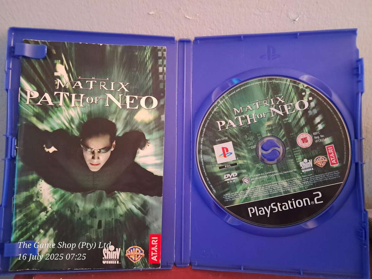 PS2 THE MATRIX : PATH OF NEO - CIB