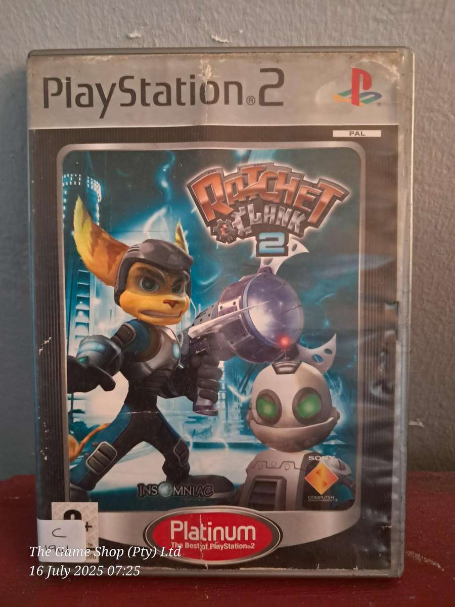 PS2 RATCHET & CLANK 2 (PLATINUM) - NO MANUAL