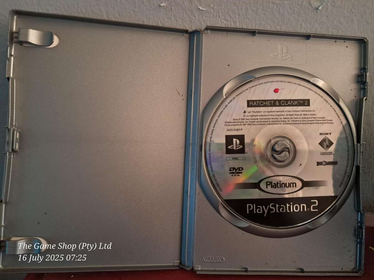 PS2 RATCHET & CLANK 2 (PLATINUM) - NO MANUAL