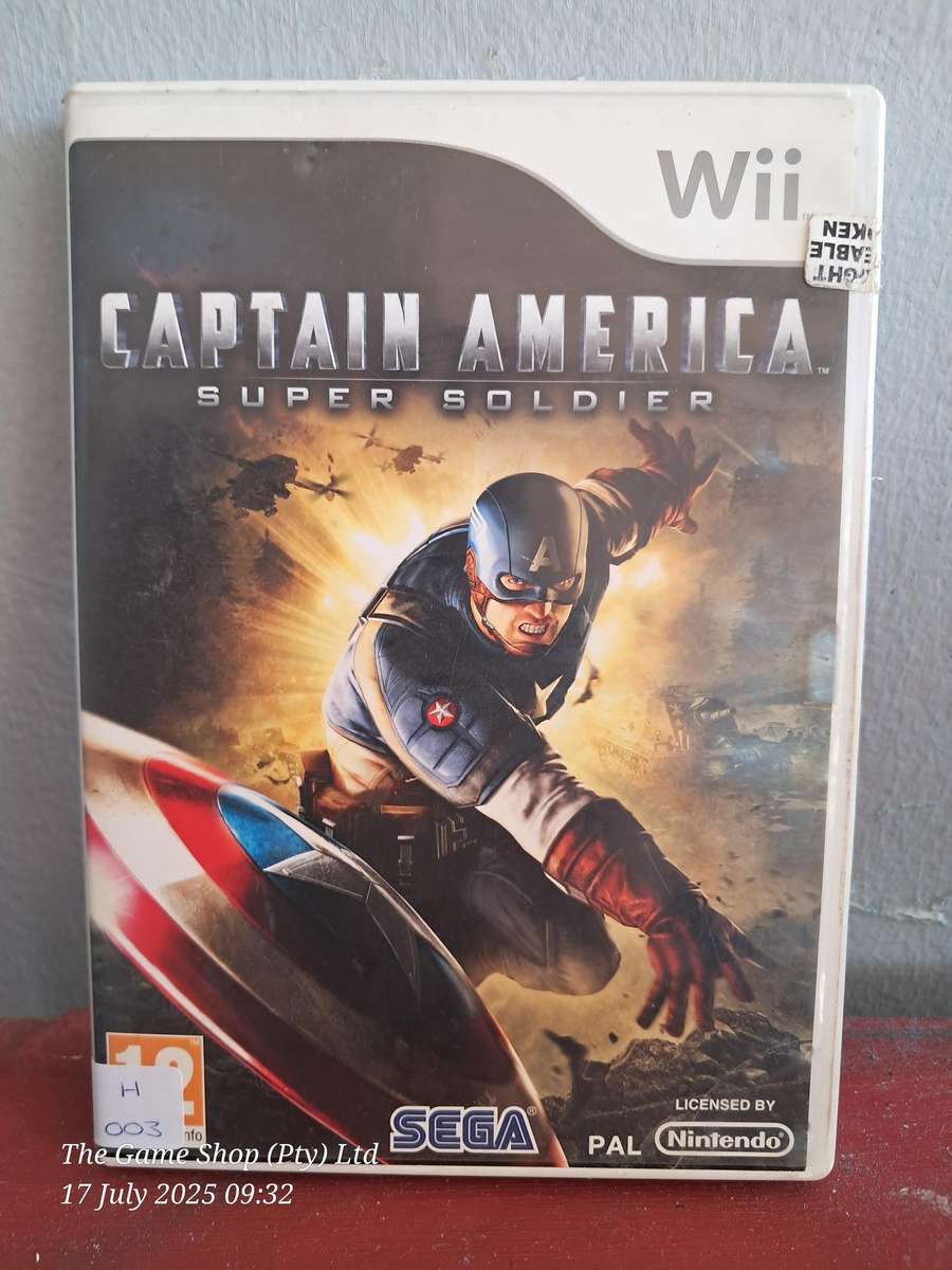 WII CAPTAIN AMERICA : SUPER SOLDIER - CIB