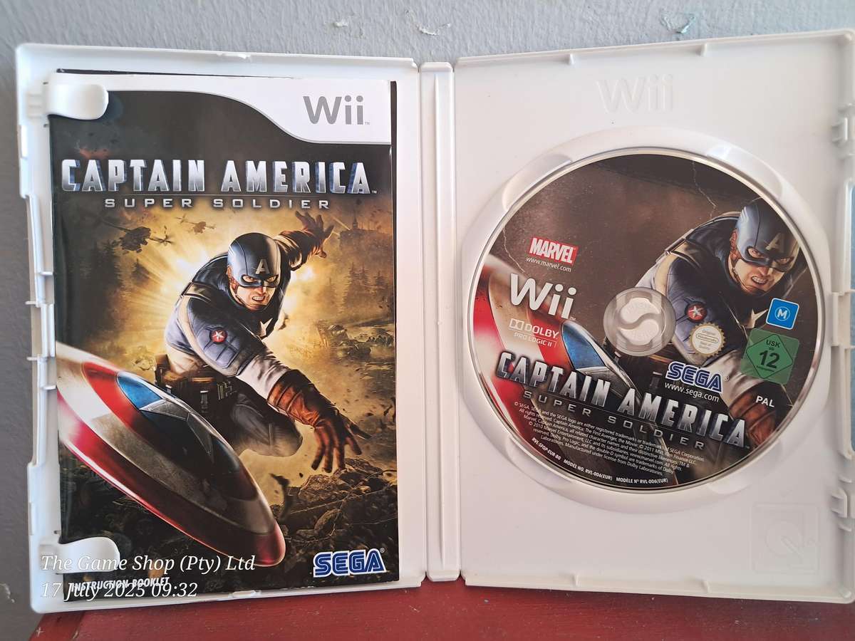 WII CAPTAIN AMERICA : SUPER SOLDIER - CIB