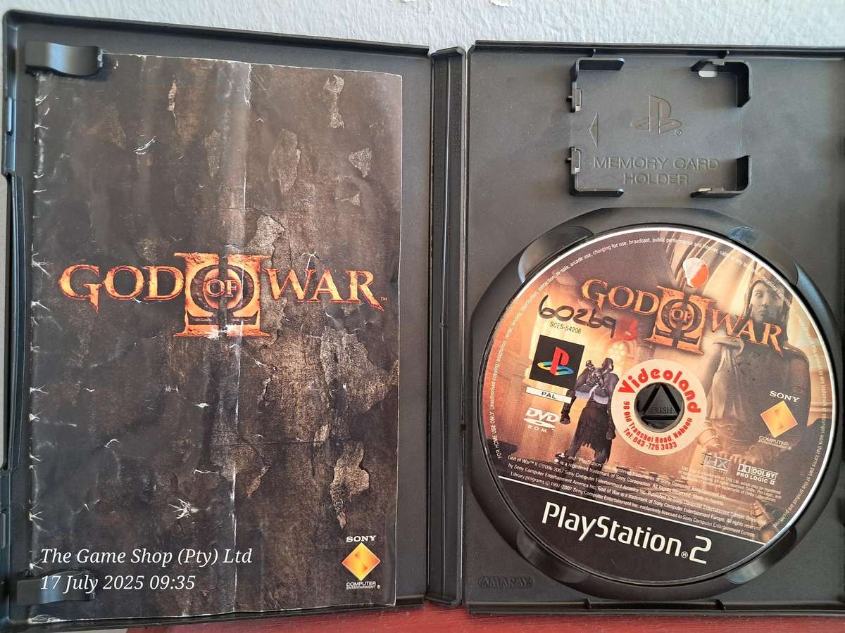 PS2 GOD OF WAR II - CIB