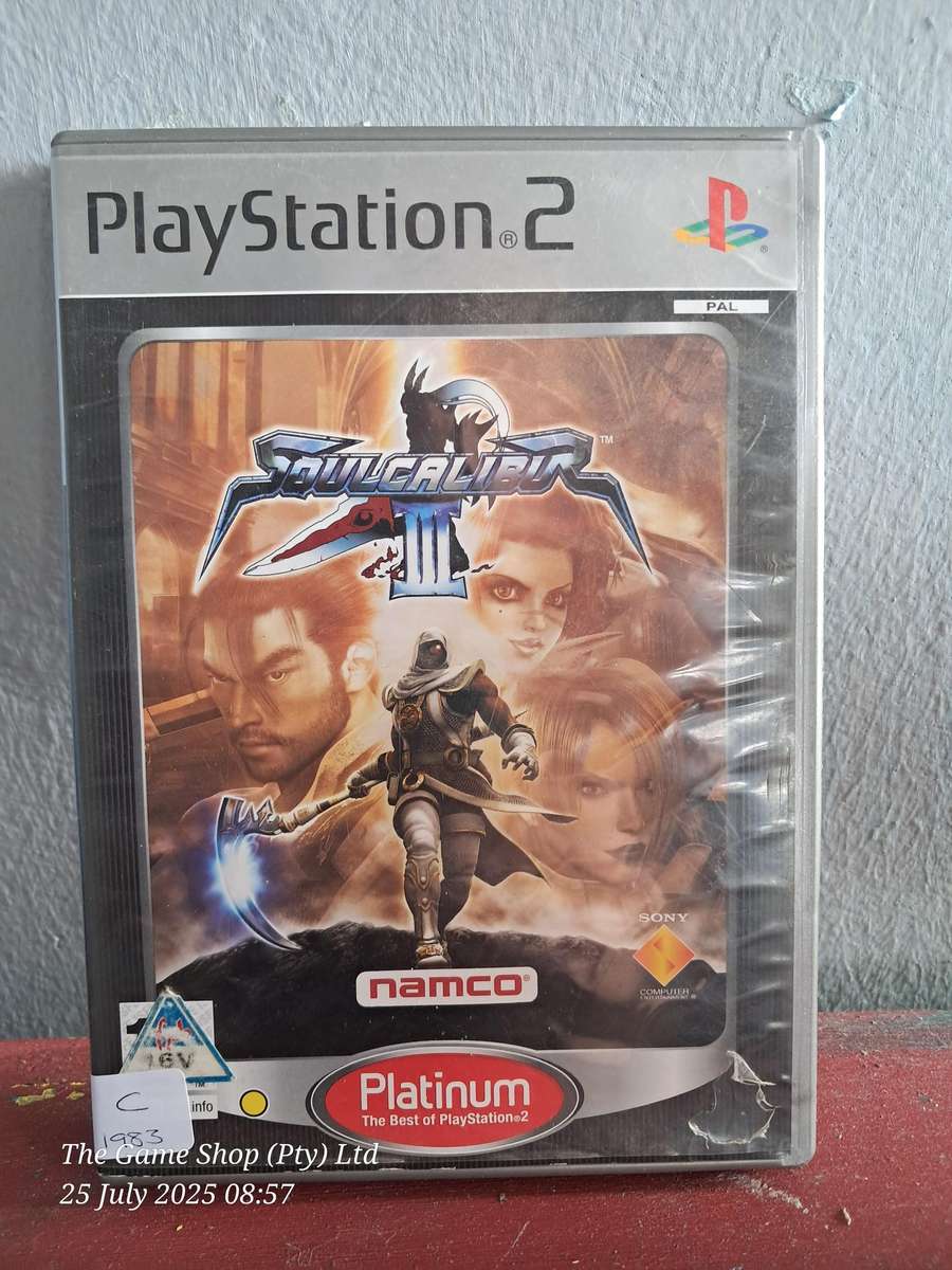 PS2 SOUL CALIBER III (PLATINUM) - CIB