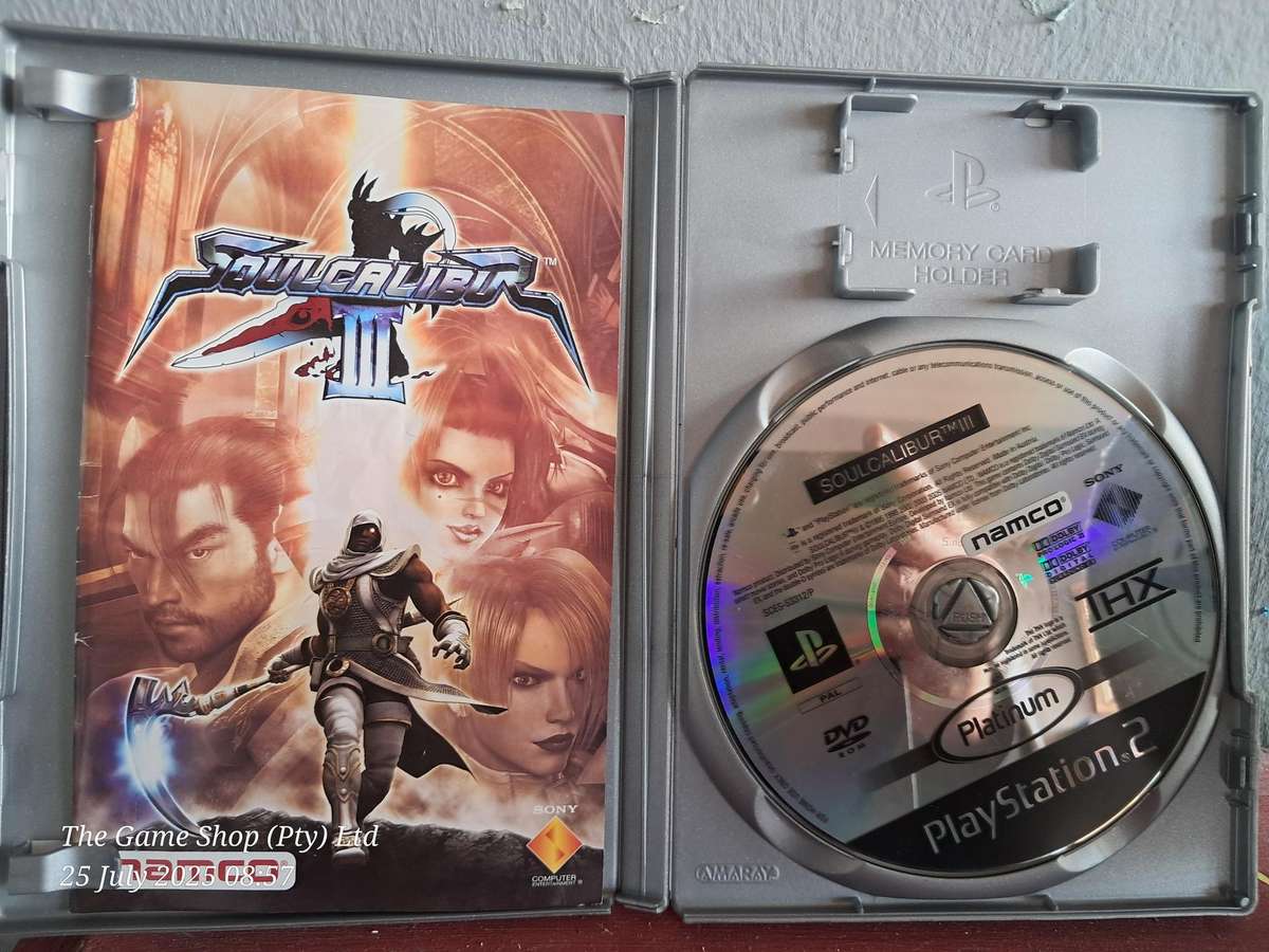 PS2 SOUL CALIBER III (PLATINUM) - CIB