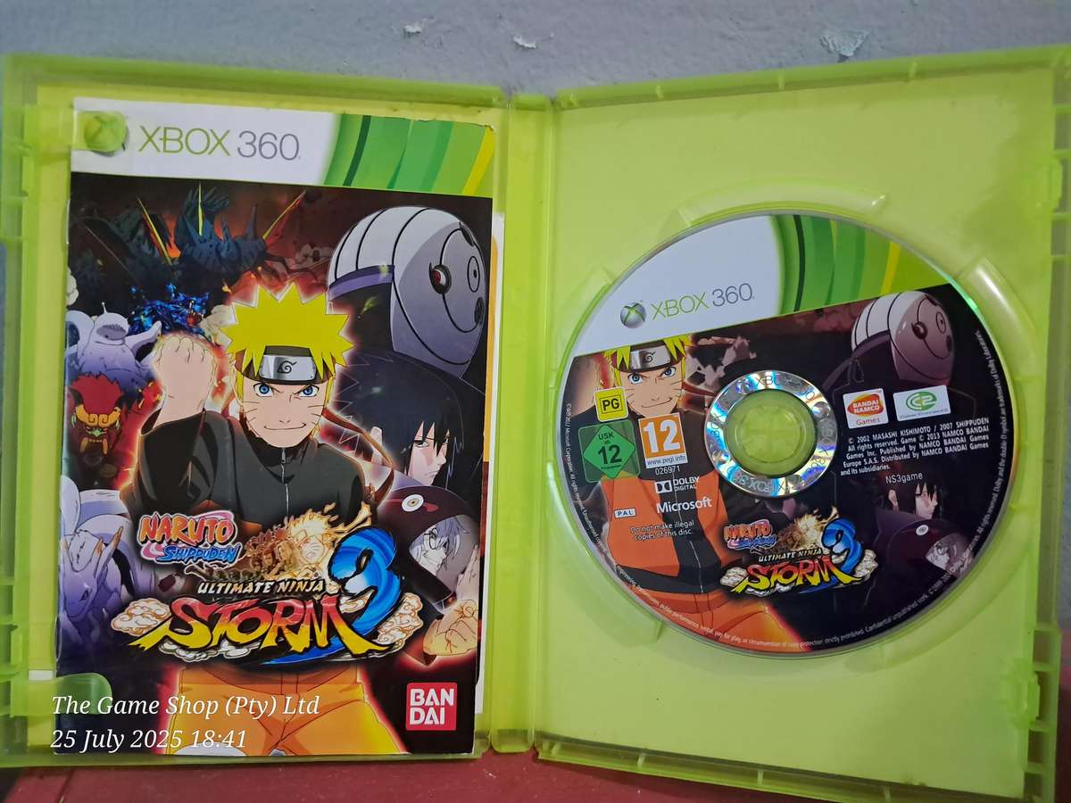 XBOX 360 NARUTO ULTIMATE NINJA STORM 3 - CIB