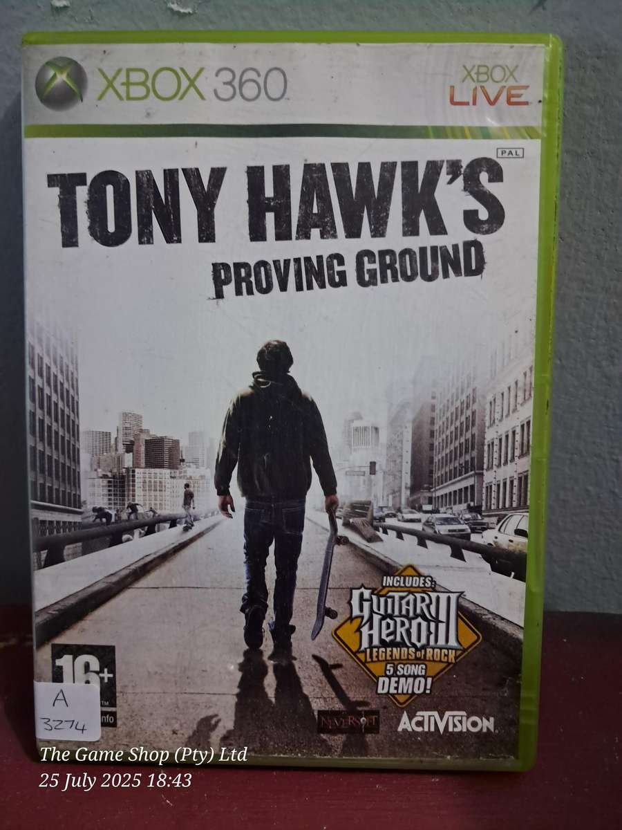 XBOX 360 TONY HAWK'S PROVING GROUND - CIB