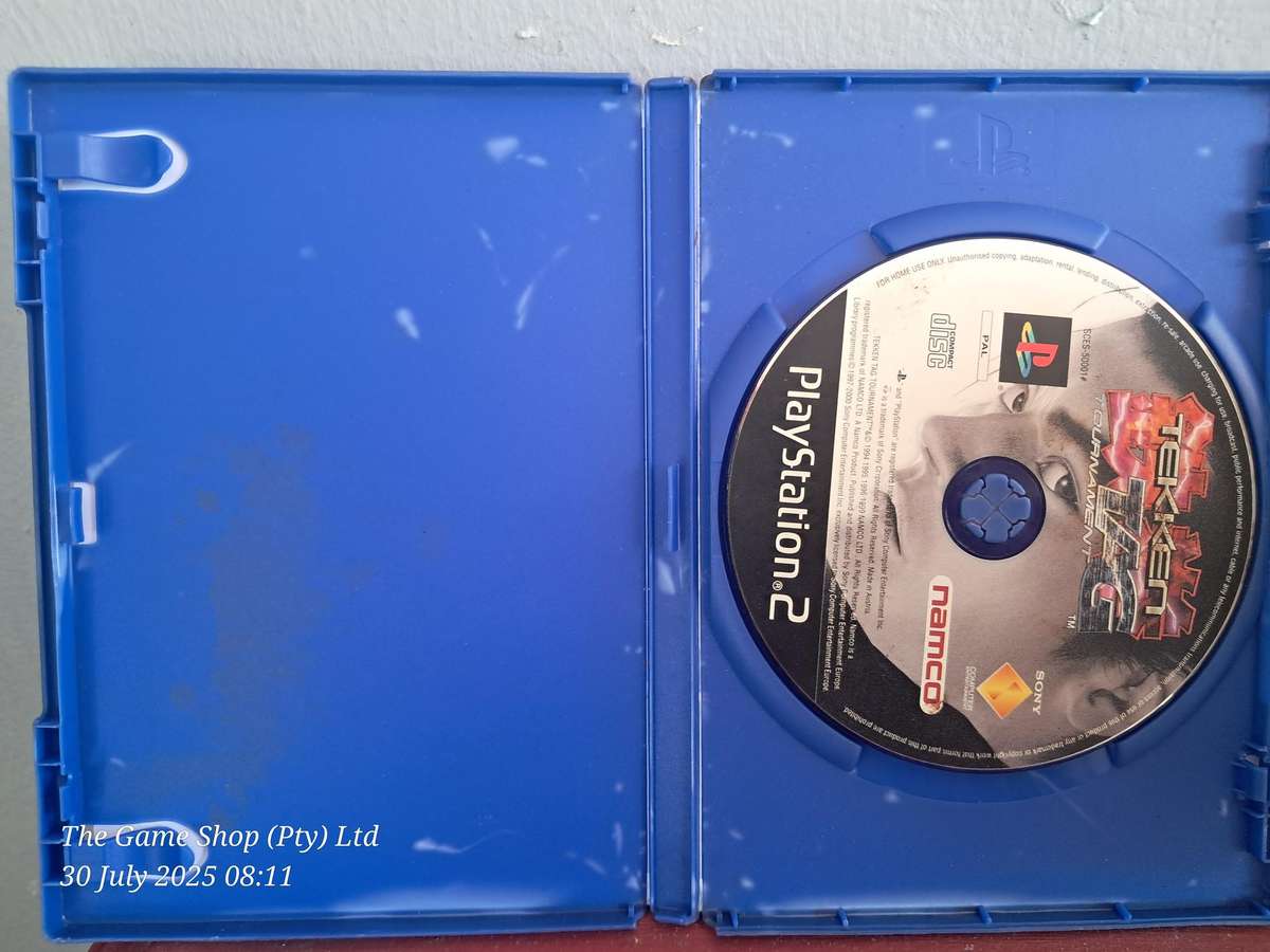 PS2 TEKKEN TAG TOURNAMENT - NO MANUAL (RE-PRINTED ARTWORK)