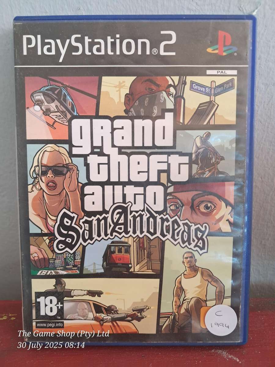 PS2 Grand Theft Auto : San Andreas - No Manual