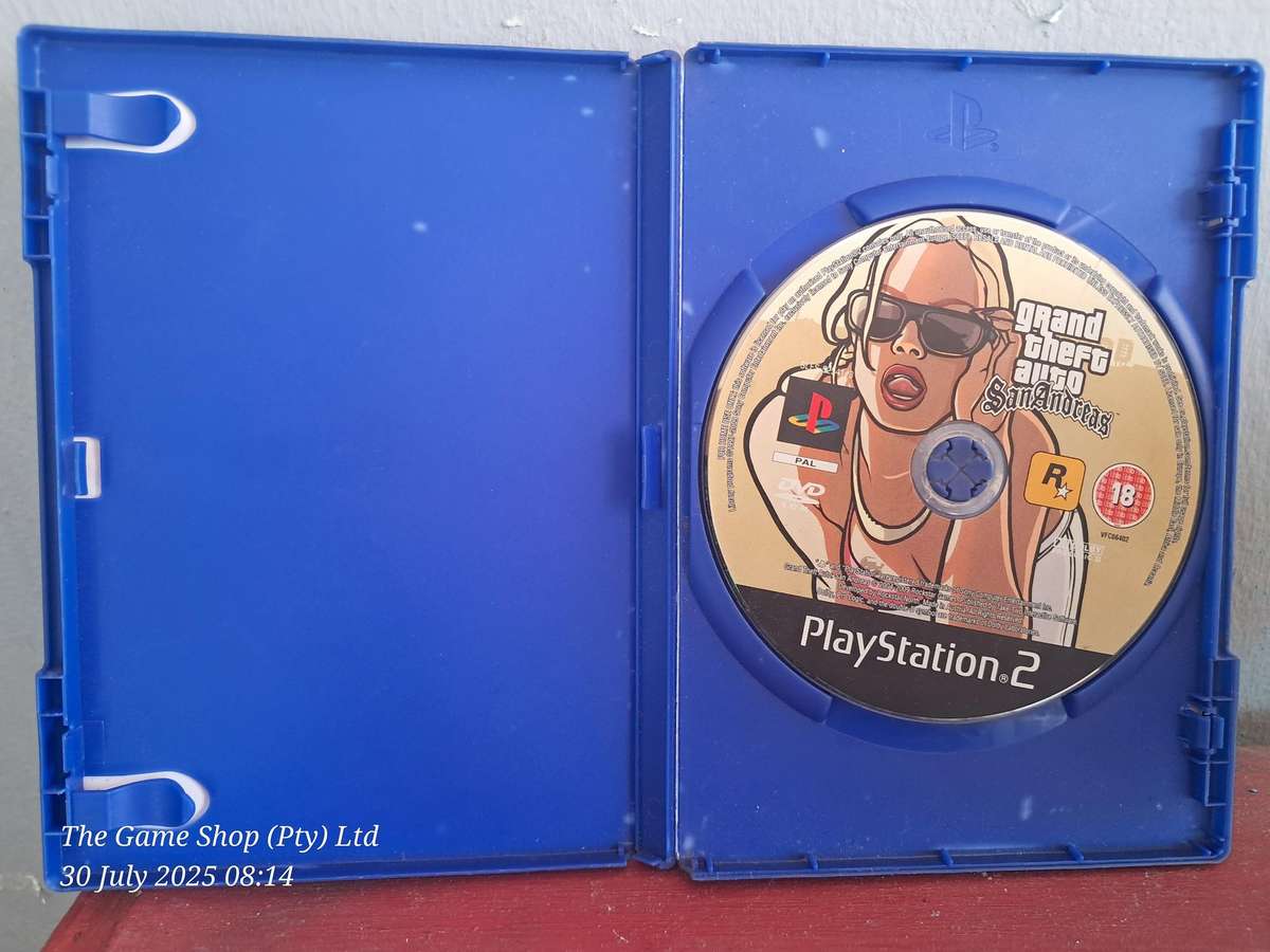 PS2 Grand Theft Auto : San Andreas - No Manual