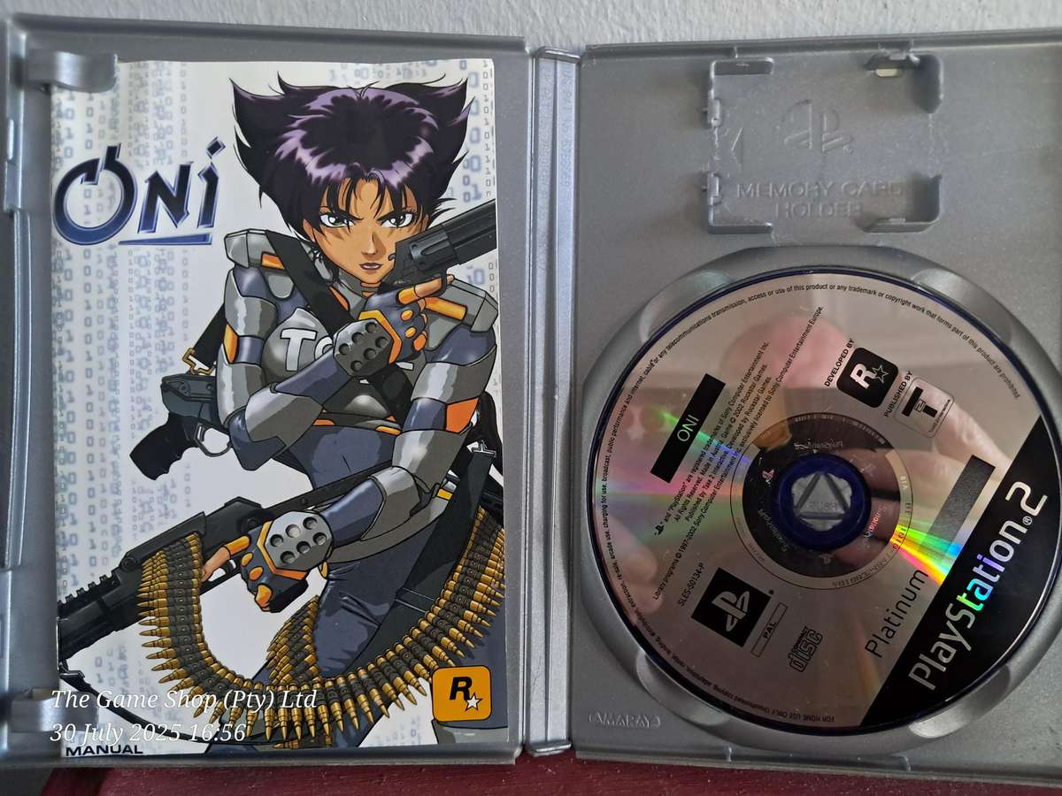 PS2 ONI (PLATINUM) - CIB