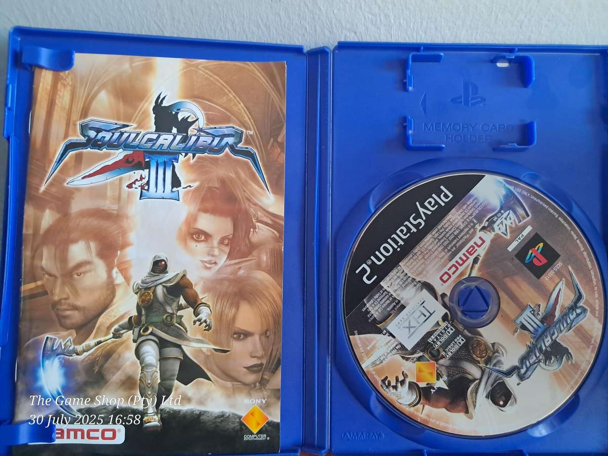 PS2 SOUL CALIBER III - CIB