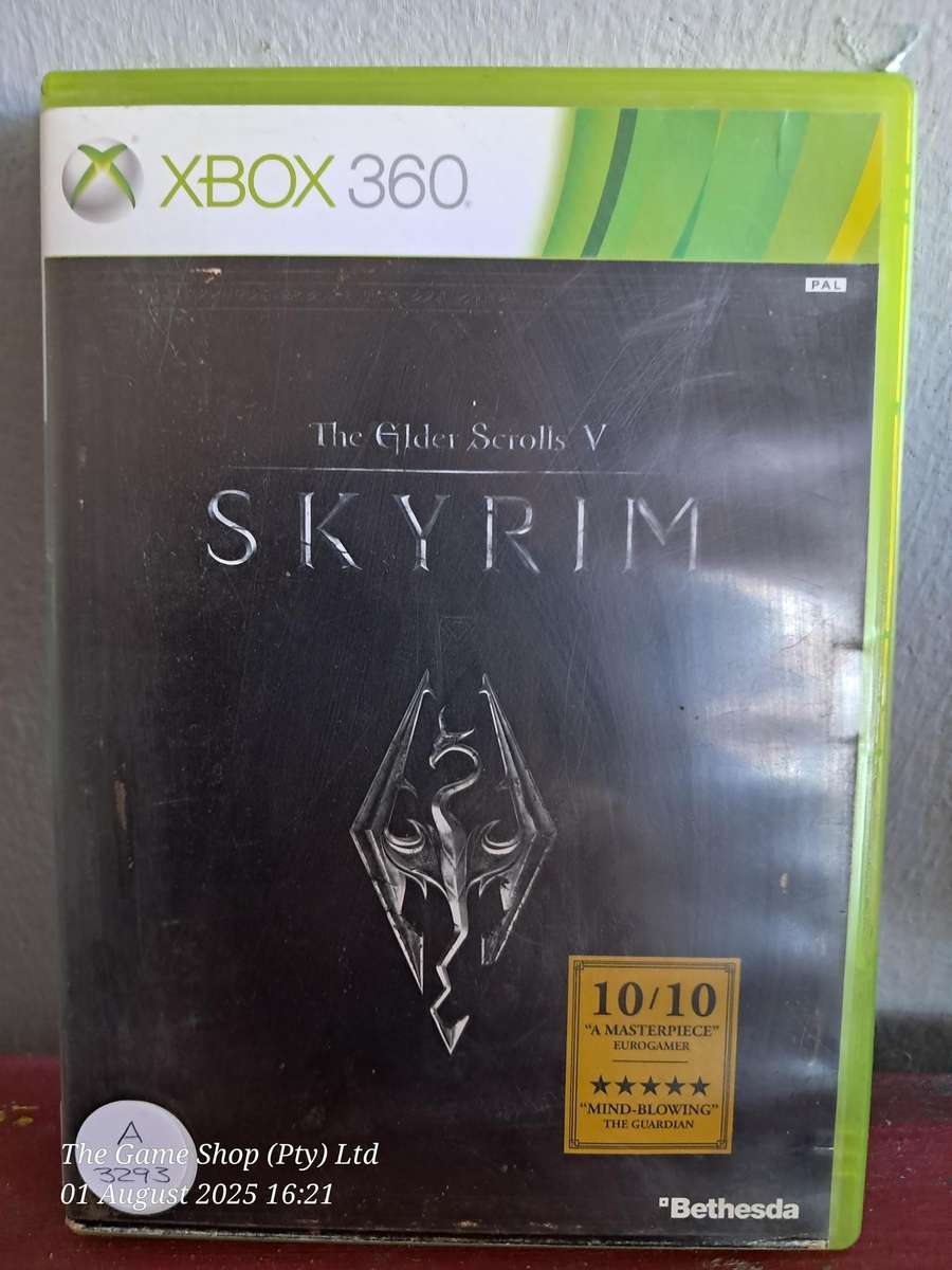 XBOX 360 SKYRIM - CIB (NO MAP)