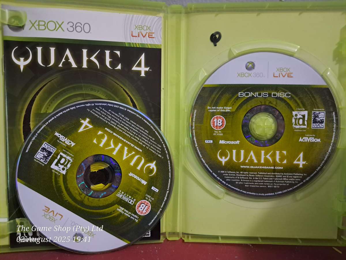 XBOX 360 QUAKE 4 - CIB