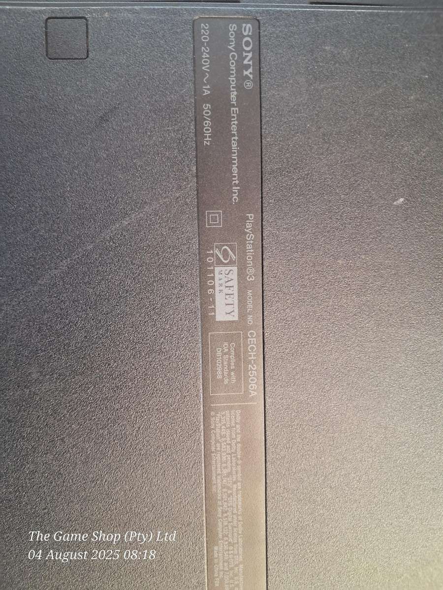 PLAYSTATION 3 CONSOLE