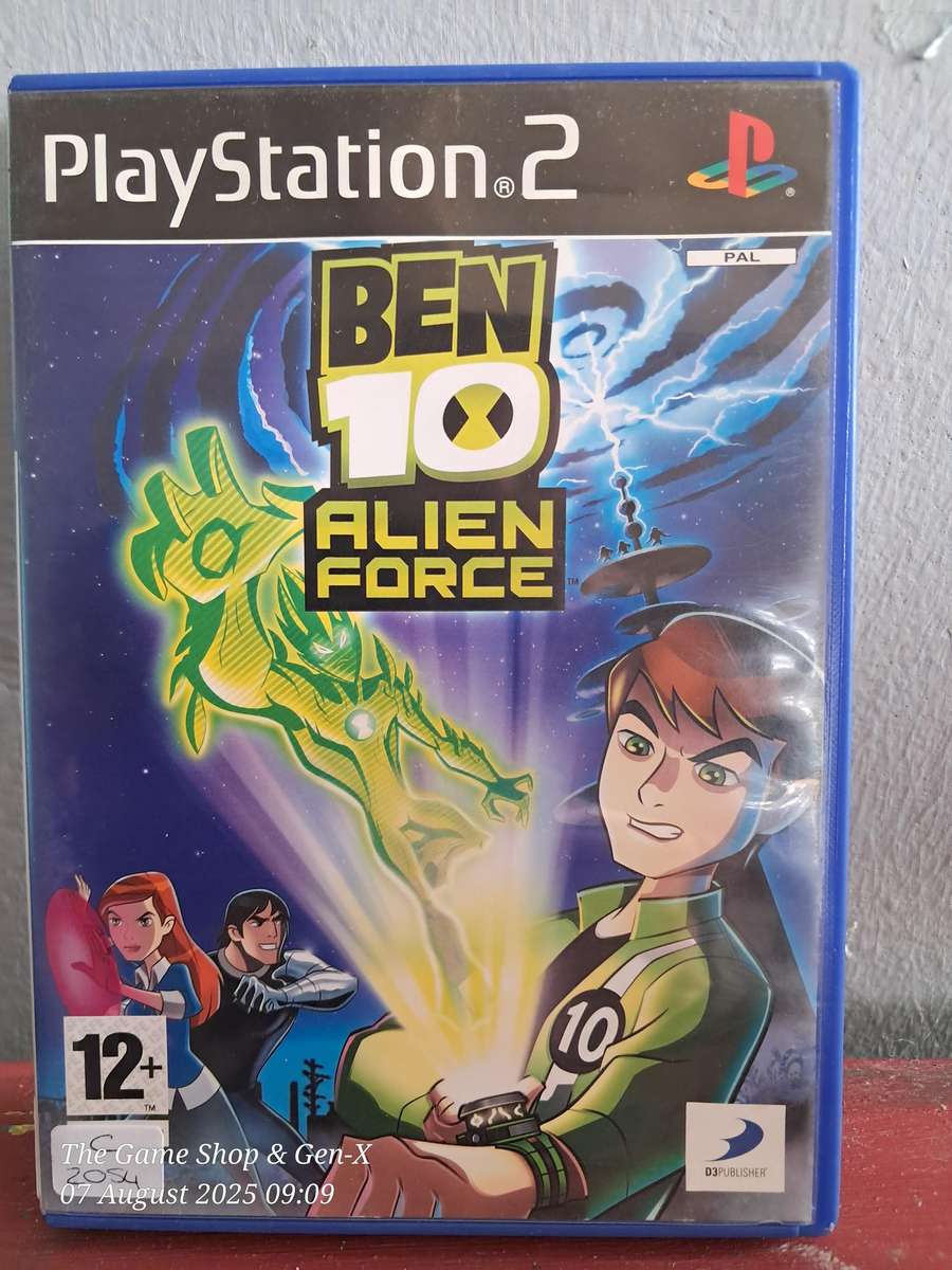 PS2 BEN 10 ALIEN FORCE - NO MANUAL