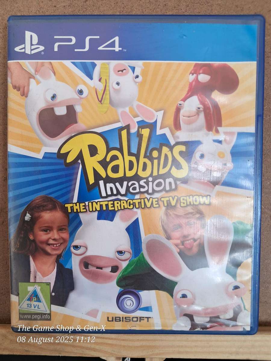 PS4 MOVE CAMERA & RABBIDS INVASION GAME