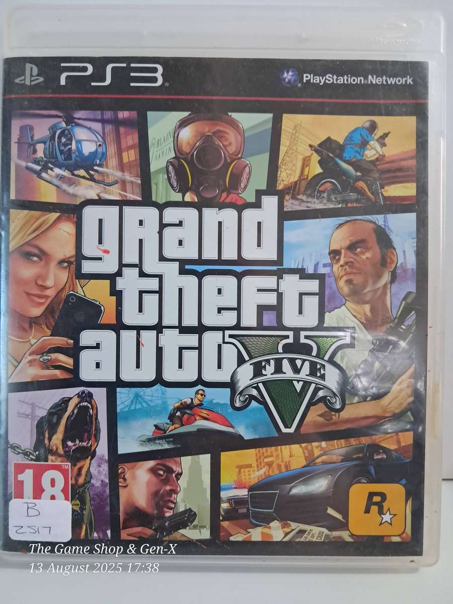 PS3 GRAND THEFT AUTO 5 - CIB
