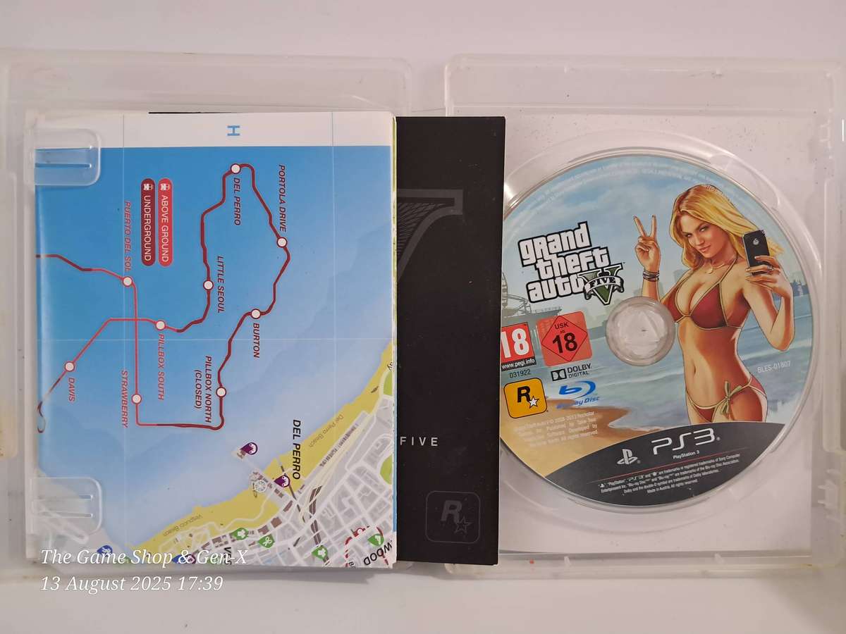 PS3 GRAND THEFT AUTO 5 - CIB