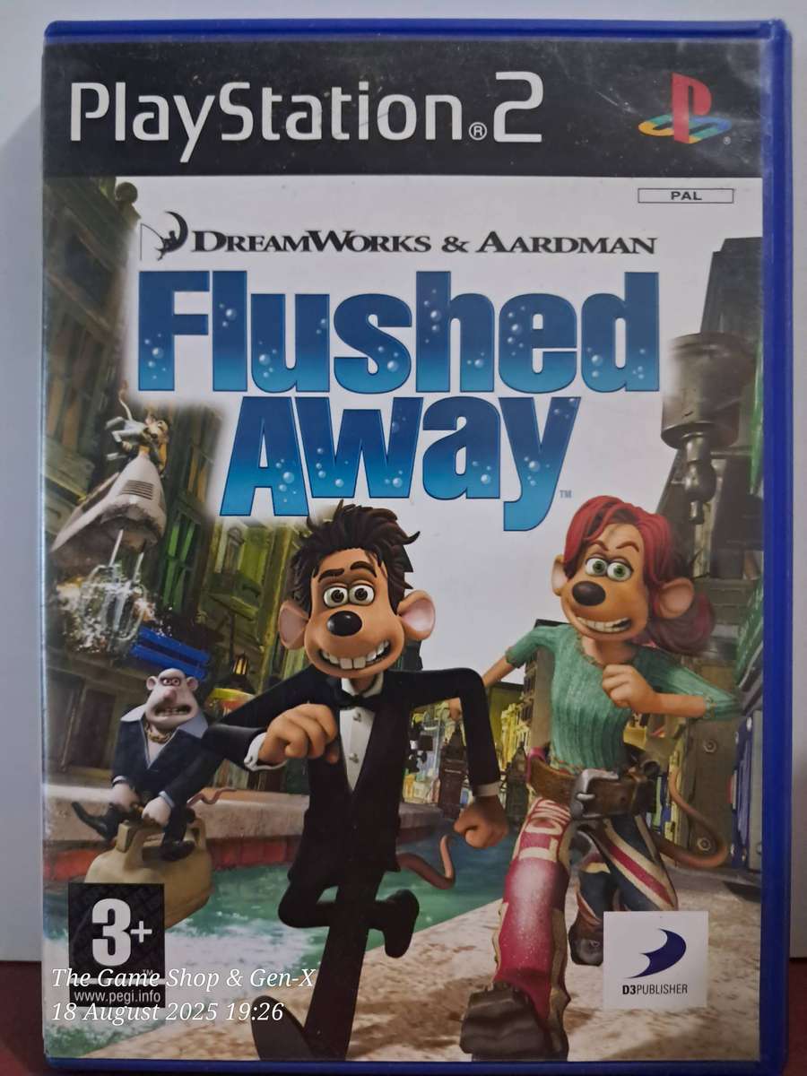 (PS2) FLUSHED AWAY - NO MANUAL