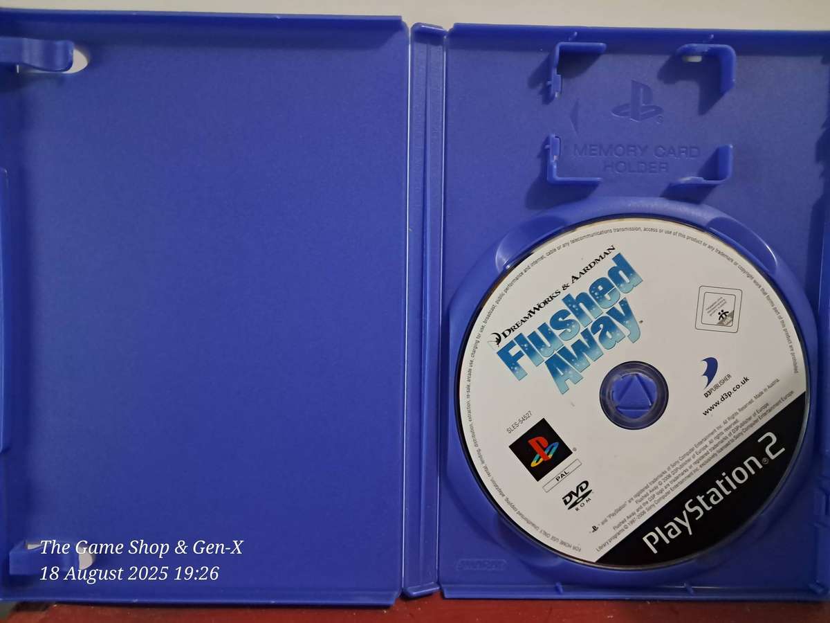 (PS2) FLUSHED AWAY - NO MANUAL