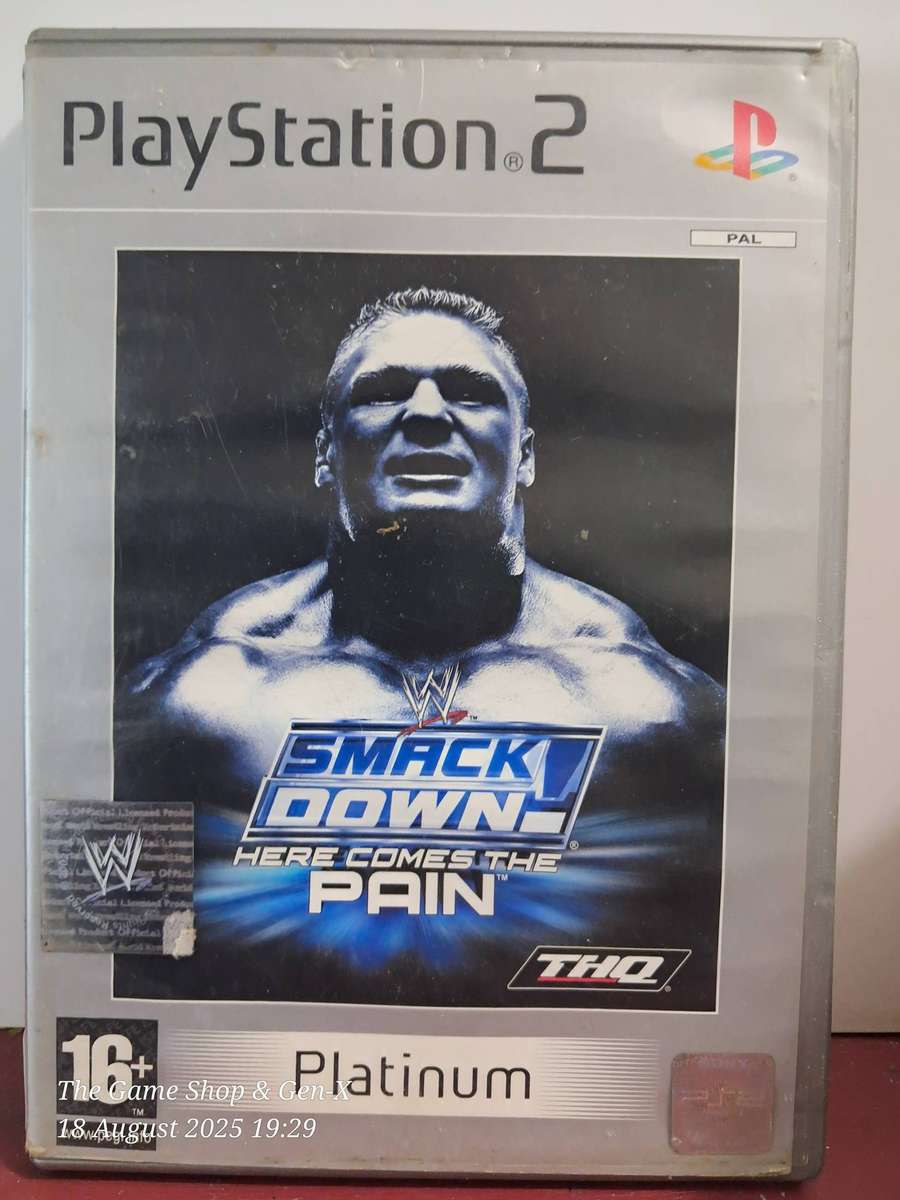 (PS2) SNACKDOWN : HERE COMES THE PAIN + MANUAL (BLACK LABEL DISC)