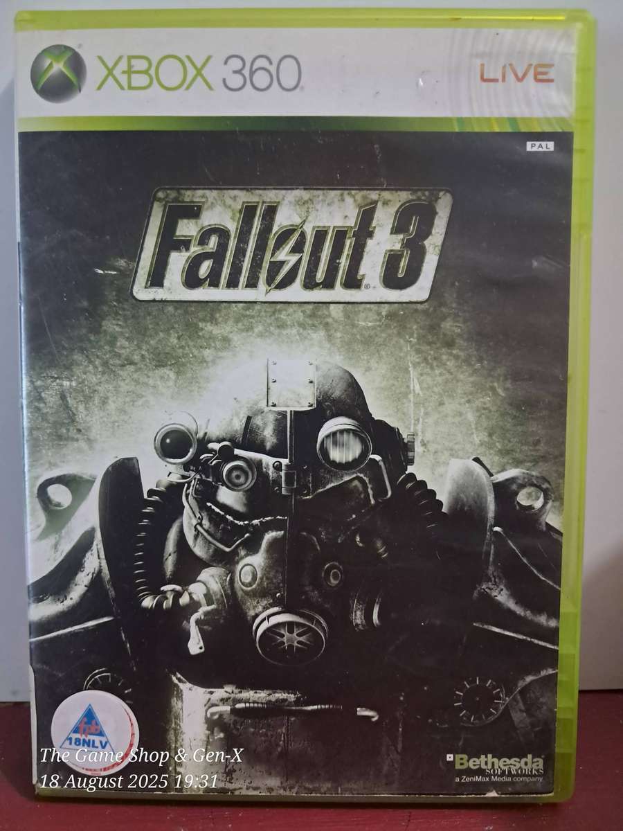 (XBOX 360) FALLOUT 3 + MANUAL