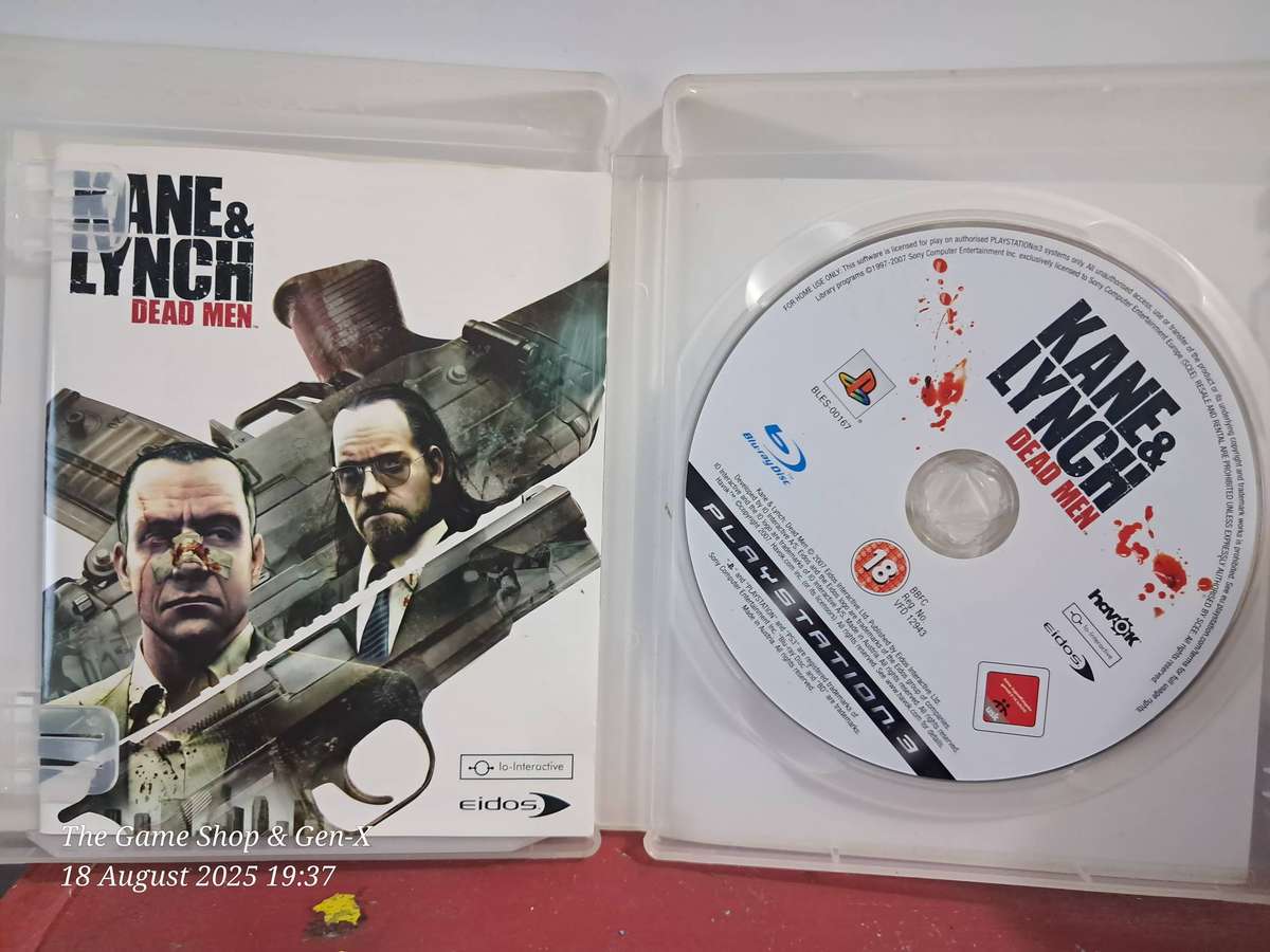 (PS3) KANE & LYNCH : DEAD MEN + MANUAL