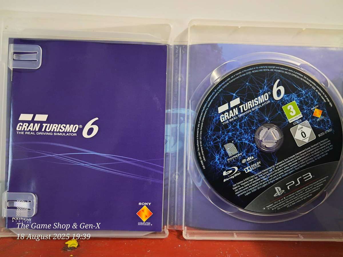 (PS3) GRAN TURISMO 6 + MANUAL