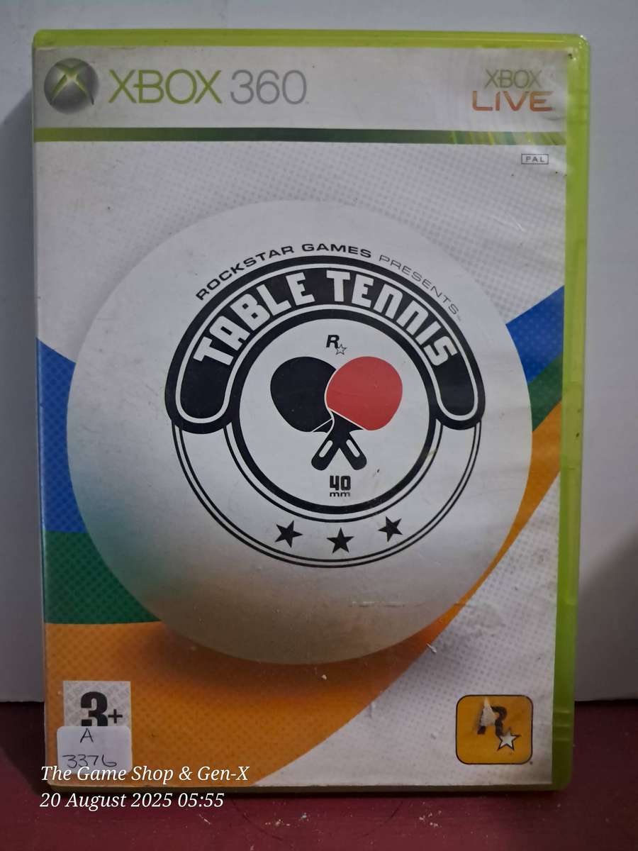 (XBOX360) TABLE TENNIS + MANUAL