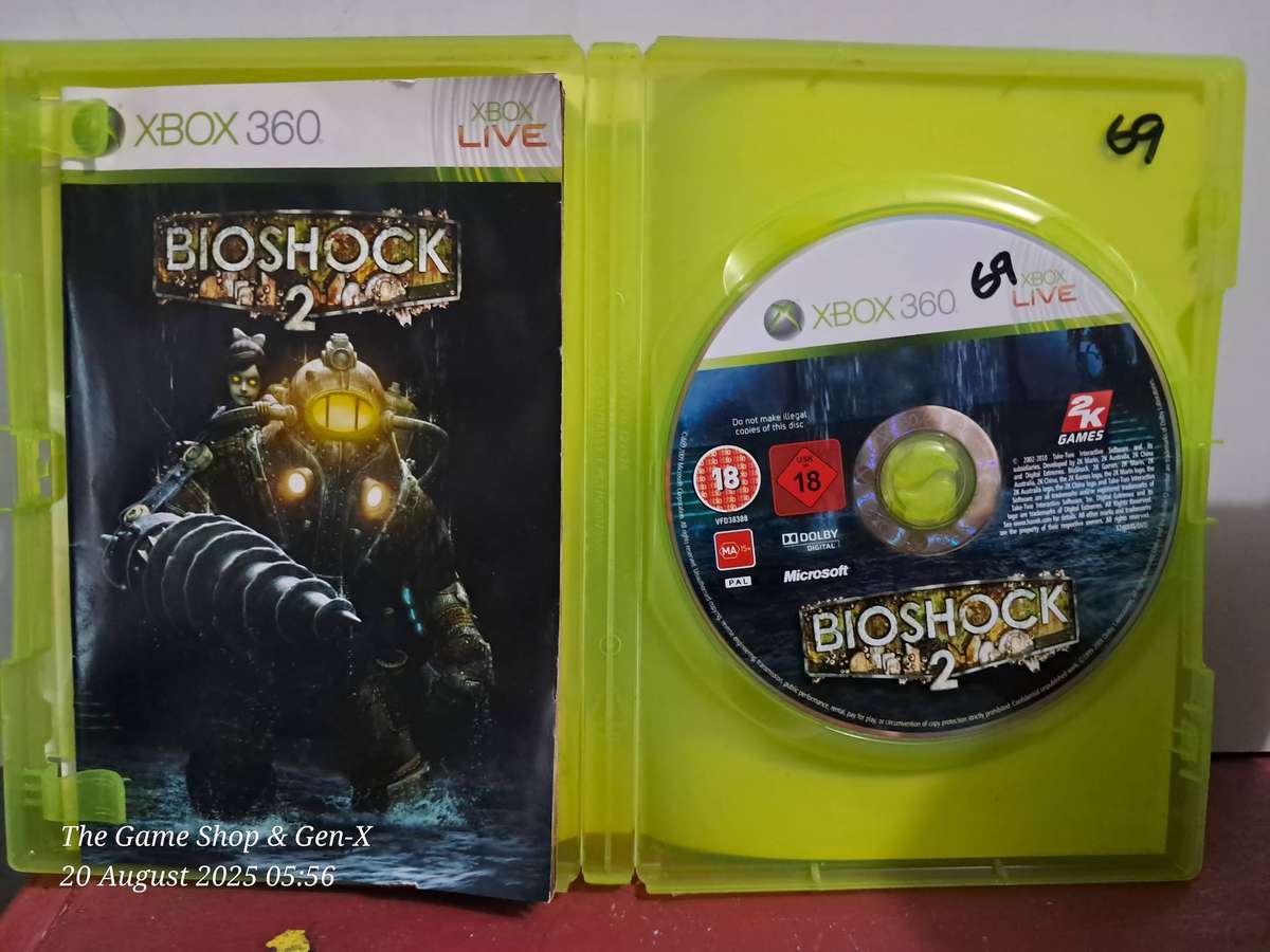 (XBOX360) BIOSHOCK + MANUAL