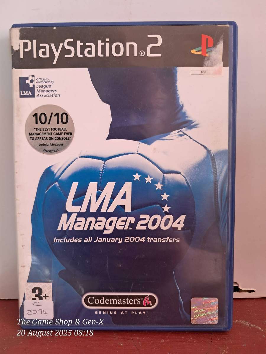 PS2 LMA MANAGER 2004 - NO MANUAL