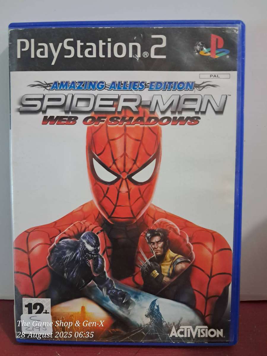 PS2 SPIDERMAN : WEB OF SHADOWS - NO MANUAL