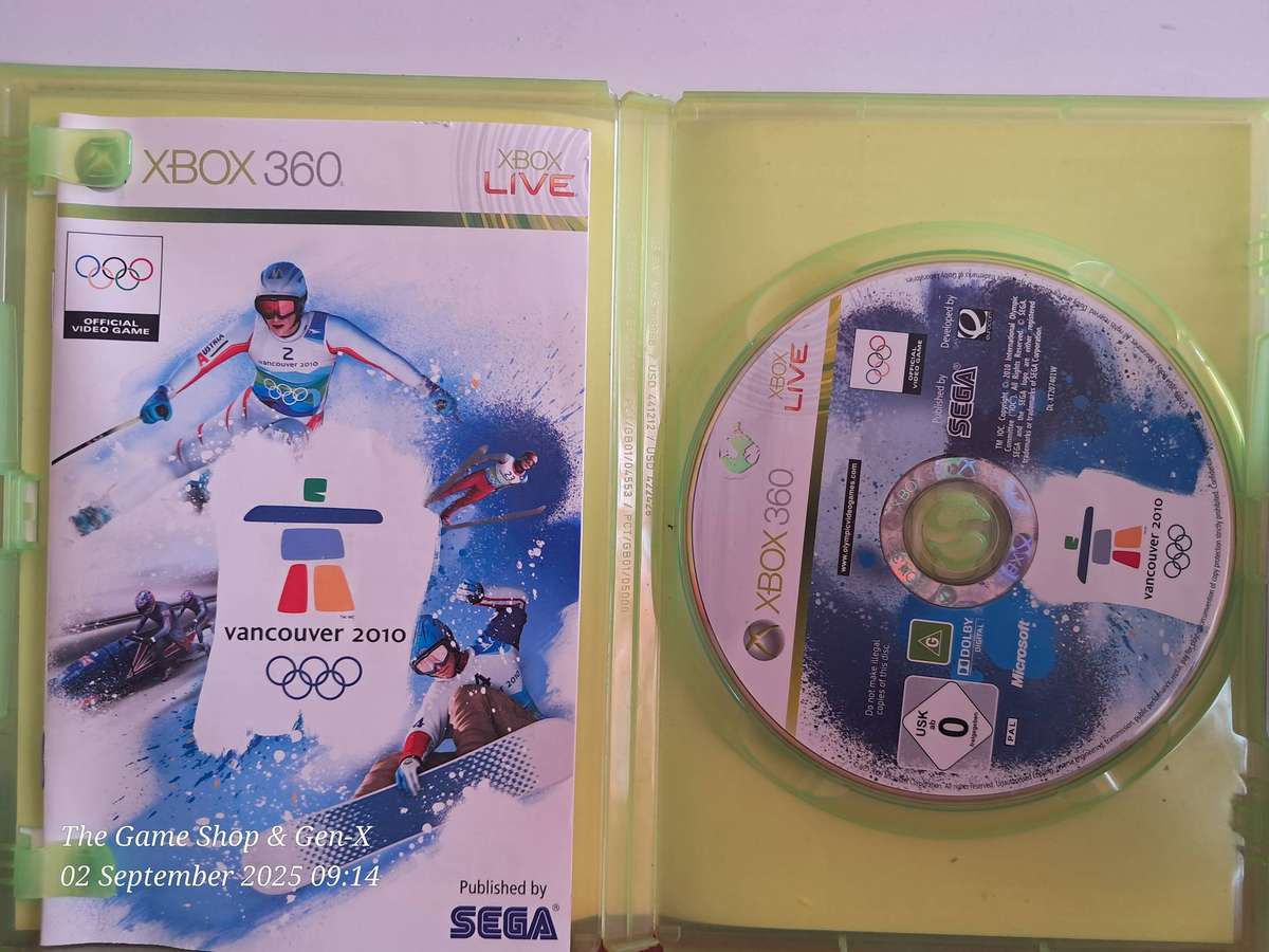 XBOX 360 VANCOUVER 2010 + MANUAL