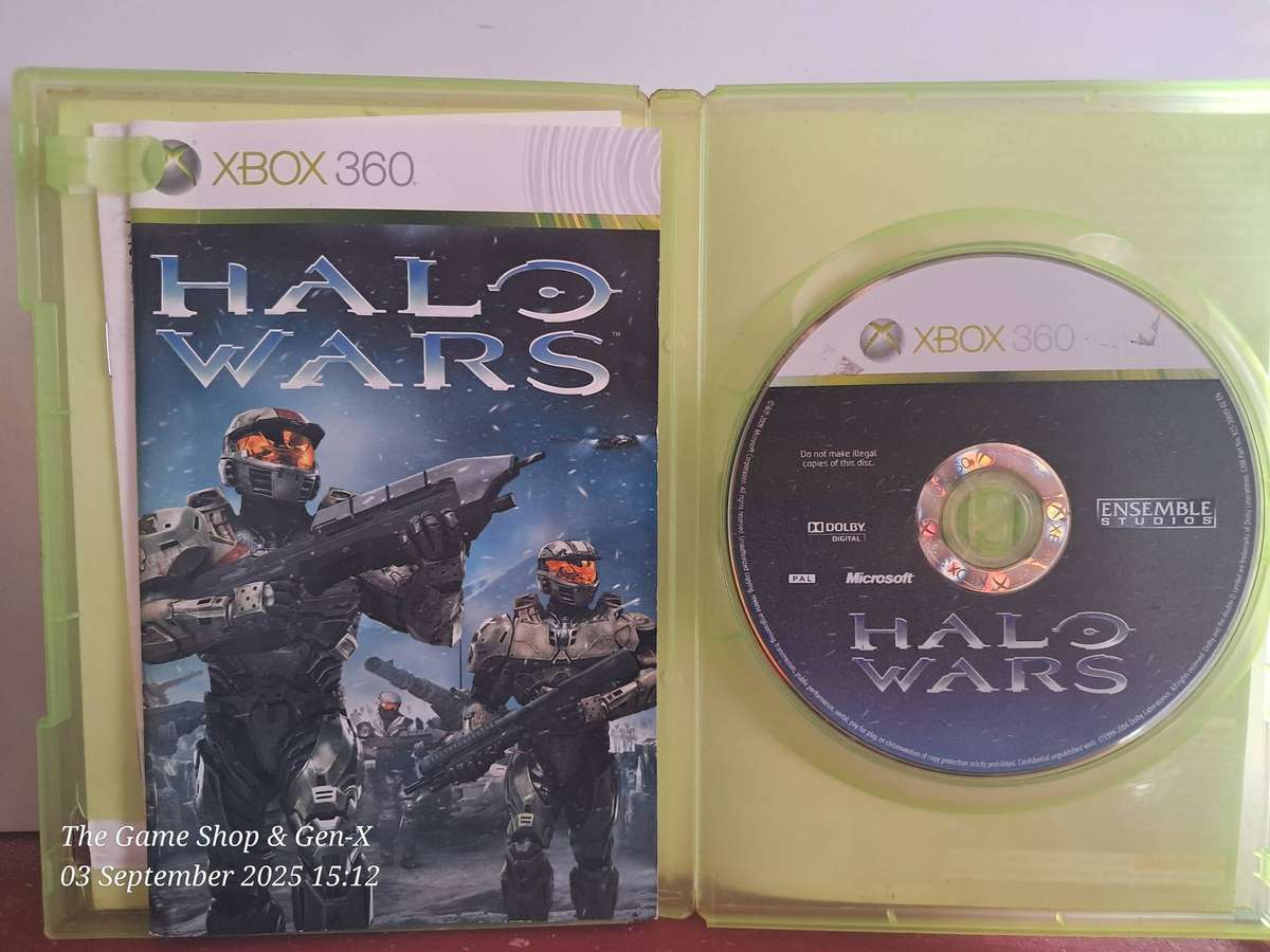 XBOX 360 HALO WARS + MANUAL