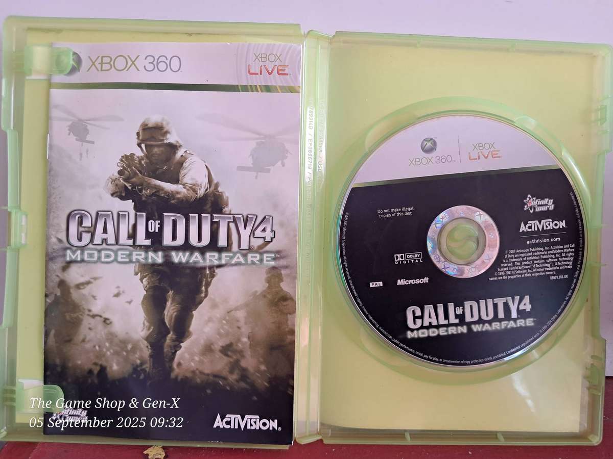 XBOX 360 CALL OF DUTY 4 : MODERN WARFARE 1 - CIB