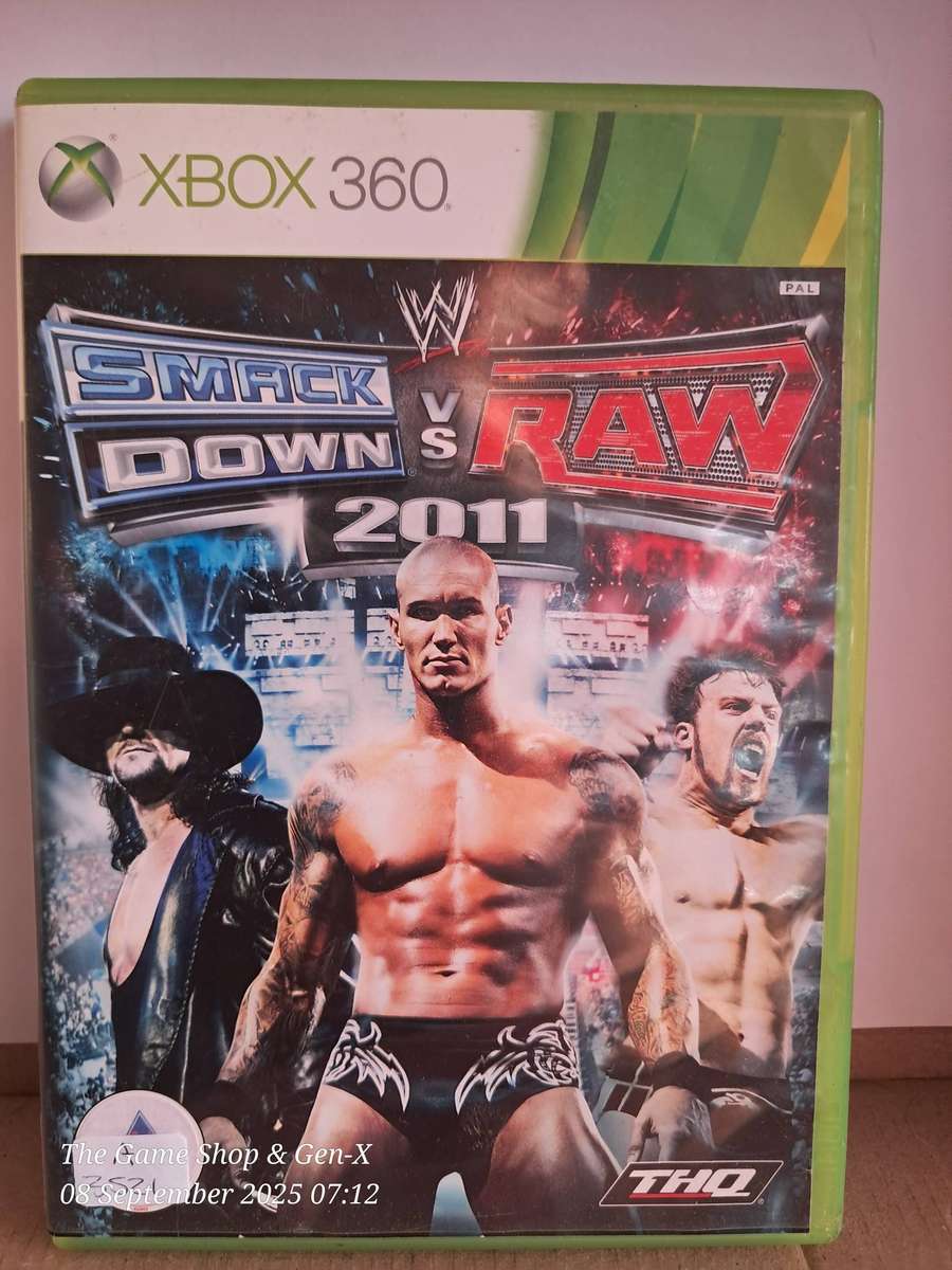 XBOX 360 SMACKDOWN VS RAW 2011 + MANUAL