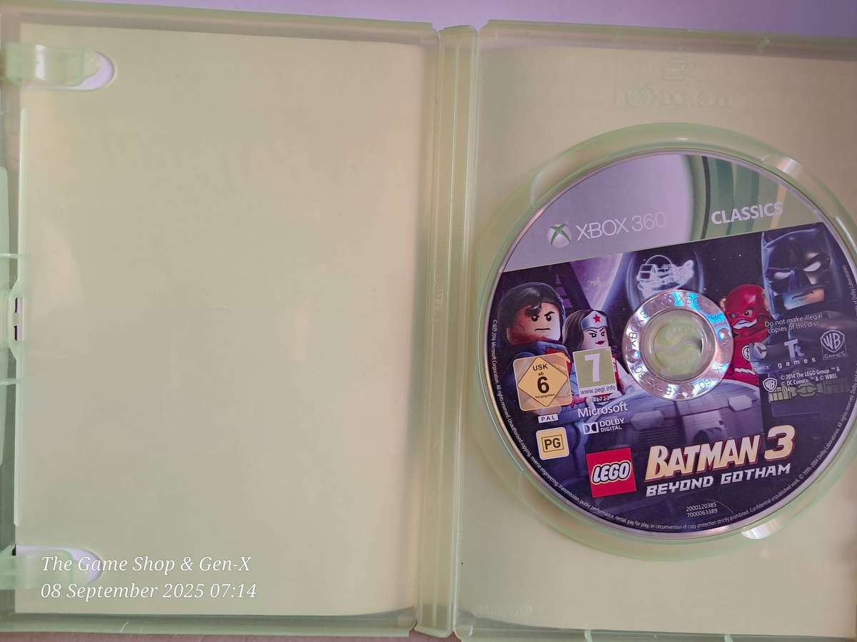 XBOX 360 LEGO BATMAN 3 : BEYOND GOTHAM - NO MANUAL